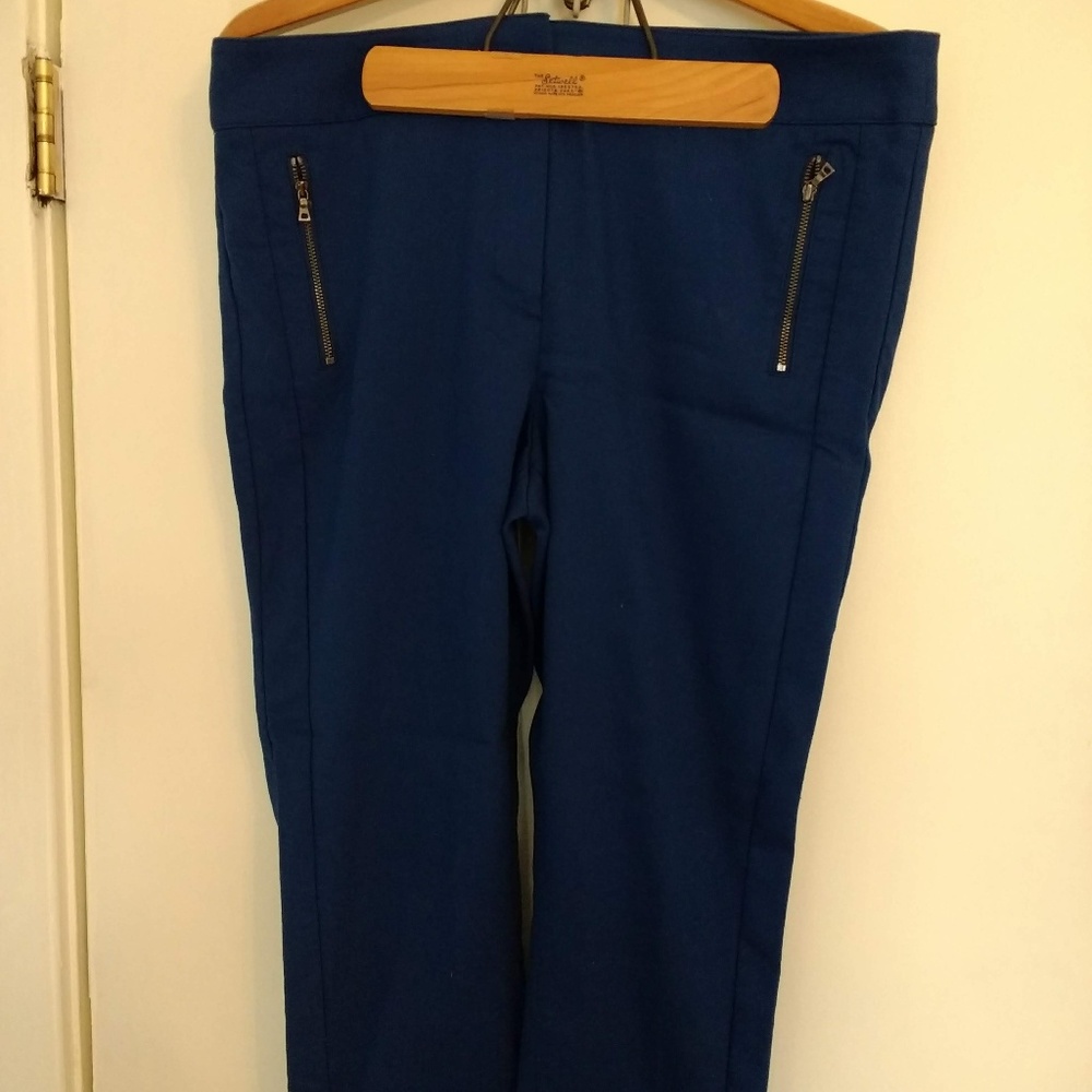 LOFT marisa skinny marine blue pants